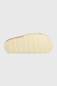 Pantofle Tommy Hilfiger TH EMBLEM CORK SLIDE FW0FW07848 béžová