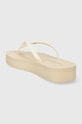 Obuwie Tommy Hilfiger japonki MONOGRAM BEACH SANDAL FW0FW07854 beżowy