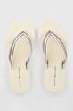 Tommy Hilfiger slapi WEDGE STRIPES BEACH SANDAL coturn bej FW0FW07858