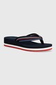 В'єтнамки Tommy Hilfiger WEDGE STRIPES BEACH SANDAL FW0FW07858 темно-синій SS24
