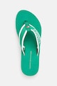 Žabky Tommy Hilfiger HILFIGER WEBBING POOL SLIDE zelená FW0FW07859