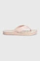 Žabky Tommy Hilfiger TH EMBLEM BEACH SANDAL FW0FW07900 ružová SS24