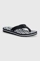 Tommy Hilfiger japonki TH EMBLEM BEACH SANDAL tekstylny granatowy FW0FW07900