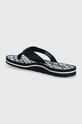 Obuwie Tommy Hilfiger japonki TH EMBLEM BEACH SANDAL FW0FW07900 granatowy