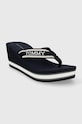 Žabky Tommy Hilfiger HILFIGER WEDGE BEACH SANDAL FW0FW07903 námořnická modř SS24