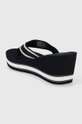 Japanke Tommy Hilfiger HILFIGER WEDGE BEACH SANDAL Vanjski dio: Tekstilni materijal Unutrašnji dio: Sintetički materijal, Tekstilni materijal Potplat: Sintetički materijal