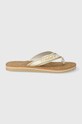 Tommy Hilfiger slapi HILFIGER CORK BEACH SANDAL textil bej FW0FW07904
