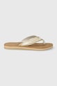 Žabky Tommy Hilfiger HILFIGER CORK BEACH SANDAL textilní béžová FW0FW07904