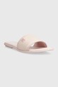 Obuwie Tommy Hilfiger klapki skórzane POP COLOR MULE SANDAL FW0FW07936 różowy