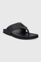 Kožne japanke Tommy Hilfiger THONG COMFORT SANDAL Vanjski dio: Prirodna koža Unutrašnji dio: Prirodna koža Potplat: Sintetički materijal