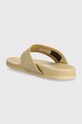 Încălțăminte Tommy Hilfiger slapi de piele THONG COMFORT SANDAL FW0FW08042 bej