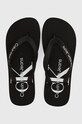 Calvin Klein Jeans slapi BEACH SANDAL MONOLOGO TPU sintetic negru YW0YW01246