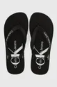 fekete Calvin Klein Jeans flip-flop BEACH SANDAL MONOLOGO TPU Női