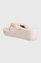 Boty Žabky Calvin Klein Jeans BEACH WEDGE SANDAL PADDED NY YW0YW01397 oranžová