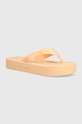 Джапанки Calvin Klein Jeans FLATFORM FLIPFLOP JELLY равен оранжев YW0YW01398