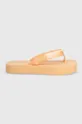 Calvin Klein Jeans flip-flop BEACH SANDAL FLATFORM PADDED NY narancssárga