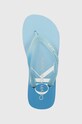 Žabky Calvin Klein Jeans BEACH SANDAL GRADIENT modrá YW0YW01401