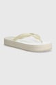 Джапанки Calvin Klein Jeans BEACH SANDAL FLATFORM MONOLOGO изкуствен бежов YW0YW01617