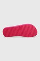 Calvin Klein Jeans japonki BEACH SANDAL FLATFORM MONOLOGO YW0YW01617 różowy