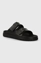 Pantofle Armani Exchange plochý černá XDP043.XV821.00002