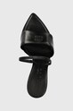 HUGO sandale de piele Tarah negru 50517448.001
