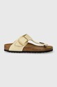 Σαγιονάρες nubuck Birkenstock Gizeh 1026605.Ecru μπεζ SS24