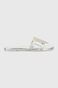 Šľapky Chiara Ferragni Penelope Flat plochý strieborná CF3361.004
