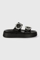 Шлепанцы Chiara Ferragni Sandal Infinity Love CF3365.001 чёрный SS24