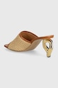 Obuwie JW Anderson klapki Raffia Sandal ANW42230A.110 beżowy
