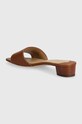 Взуття Шкіряні шльопанці Lauren Ralph Lauren Fay 802925259003.270 коричневий