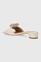 Încălțăminte Lauren Ralph Lauren slapi de piele Fay 802935554005.100 bej