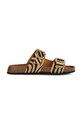 Geox ciabatte slide D NEW BRIONIA B pelle fiore beige D45VYC.000QS.C5V9B