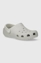 Παντόφλες Crocs Classic Glitter Clog φλατ ασημί 205942.0IC