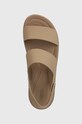 Παντόφλες Crocs Brooklyn Low Wedge μπεζ 206453.2EL