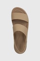 Crocs papuci Brooklyn Low Wedge bej 206453.2EL