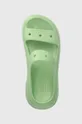 zielony Crocs klapki Classic Crush Sandal