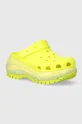 πράσινο Παντόφλες Crocs Classic Mega Crush Clog Γυναικεία