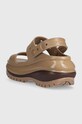 Shoes Crocs sliders Classic Mega Crush Sandal 207989.2Q9 brown