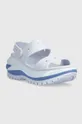 Pantofle Crocs Classic Mega Crush Sandal modrá