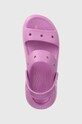 Παντόφλες Crocs Classic Mega Crush Sandal μωβ 207989.6WQ
