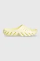 Pantofle Crocs Echo Slide žlutá