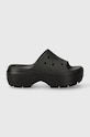 Παντόφλες Crocs Stomp Slide 209346.001 μαύρο SS24