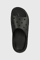 Παντόφλες Crocs Stomp Slide μαύρο 209346.001
