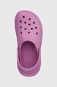 fioletowy Crocs klapki Stomp Slide