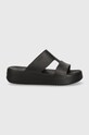 Šľapky Crocs Gataway Platform H - Strap 209409.001 čierna SS24