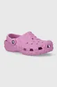 фіолетовий Шльопанці Crocs Classic Geometric Clog Жіночий