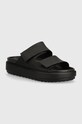 Crocs klapki Brooklyn Luxe Sandal pozostałe czarny 209586.060