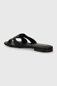 Παπούτσια Δερμάτινες παντόφλες Guess CIELLA FLGCIA.LEA19.BLACK μαύρο