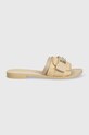Guess papucs ELYZE3 FLGEL3.ELE19.NATU bézs SS24
