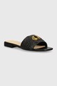 Guess ciabatte slide TAMARRA tessile nero FLGTAR.ELE19.BLACK